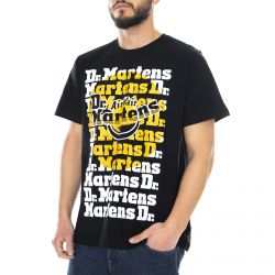 DR.MARTENS-Mens Target Print Black T-Shirt-DMCAC832001