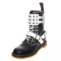 DR.MARTENS-Unisex 1490 Joska Stud High Black / White Boots-DMS1490JBWVS25171009