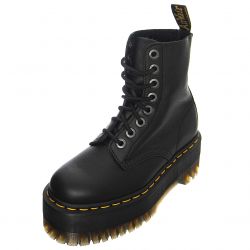 DR.MARTENS-Womens 1460 Pascal Max Black Pisa Lace-Up Ankle Boots
