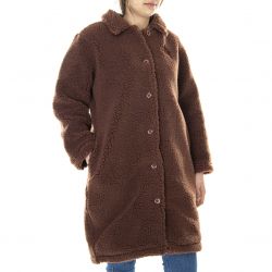 Stussy-Kuna Sherpa - Cappotto Donna Marrone -218115-BROW