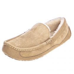 Ugg-Mens Ascot 40:40:40 Sand Beige Loafer Shoes-UGMASCSA1098649M