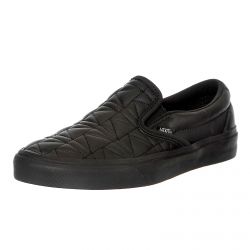 Vans-Womens Vans X Karl Lagerfeld Classic Black Slip-On Shoes-VA38F7OEI