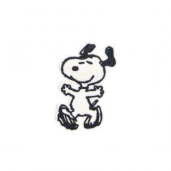 CROCS-Peanuts Charm 3 Black Snoopy