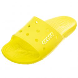CROCS-Mens Classic Crocs Slide Citrus Sandals