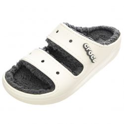 CROCS-Classic Cozzzy White Sandals