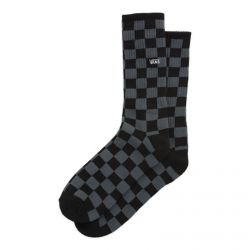 Vans-Mn Checkerboard Crew Black / Charcoal Socks-VN0A3H3NBA51
