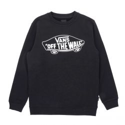 Vans-Boys Otw Crew Classics Black / White Sweatshirt-VN0A36WQJ1M1