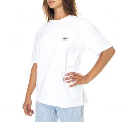 Vans-Womens Classic Patch Pocket White T-Shirt-VN0A5I8FWHT1