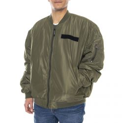 Cheap Monday-Mens Ultimate Bomber Jacket - Green - Giacca Invernale Uomo Verde-0608816