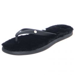 Ugg-Womens Fluffie II Black Sandals-UGSFLUFBK1099835W