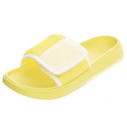 Ugg-La Light Slide Sandals - Yellow Margarita / White - Sandali Donna Gialli / Bianchi -UGSLALSLWMR1107911W