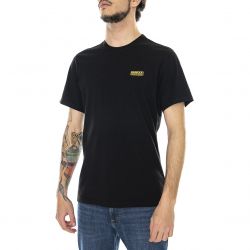 BARBOUR INTERNATIONAL-Mens Essential Small Logo Black Crew-Neck T-Shirt-MTS0555-BK11-SS22