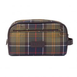 Barbour-Washbag Classic Tartan - Borsello Tartan Multicolore