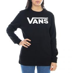 Vans-Wm Flying V Ls Black T-Shirt -VN0A3ULGBLK1