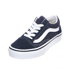 Vans-UY Old Skool Sneakers - India Ink / True White - Scarpe Basse Bambino Blu-VN0A4BUU0KY1