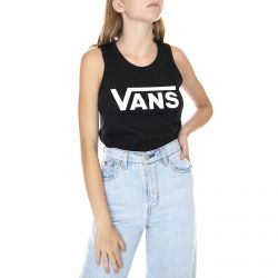 Vans-Womens Flying V Muscle Scoop Black Tank Top-VN0A3UL5BLK1