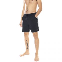 Hurley-Mens Convoy Volley Swim Trunks - Black - Bermuda da Bagno Uomo Neri-CI7345-010