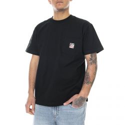 Obey-Mens Point Pocket Black T-Shirt-131080287-BLK