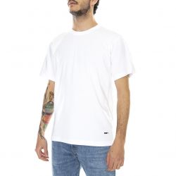 Obey-Mens Standard Organic White Crew-Neck T-Shirt-131080300-WHT