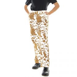 Obey-Womens Straggler Cow Print Pants-242020086-COW