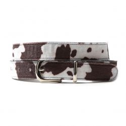 Obey-Bold Cow Print Belt-100050032-COW