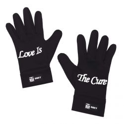 Obey-The Cure Black Gloves-100330008-BLK