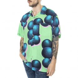 Obey-Blueberries - Camicia Maniche Corte Uomo Multicolore / Cucumber-181210335-CUB