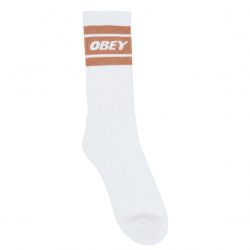 Obey-Cooper II Socks White / Brown Sugar-100260093-BRSe