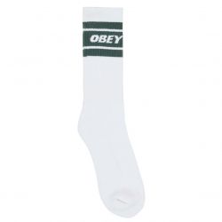 Obey-Cooper II Socks White / Dark Cedar -100260093-DCDe
