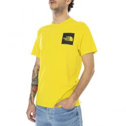 The North Face-Mens Fine Acid Yellow T-Shirt-NF00CEQ57601