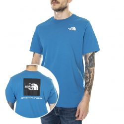 The North Face-Red Box - Maglietta Girocollo Uomo Blu / Banff Blue-NF0A2TX2M191