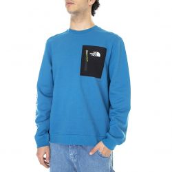 The North Face-Mens Tech Banfield Blue / Multicolour Sweatshirt-NF0A531669N1