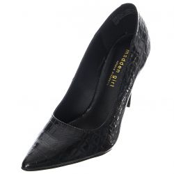MADDEN GIRL-Womens Perla Shoes - Black / Croco - Scarpe Donna Nere-MGSPERLA-BLKPCRO