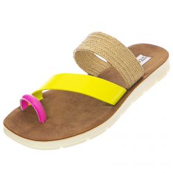 Steve Madden-Womens Happy Multicoloured Sandals-SMSHAPPY-YELMLT