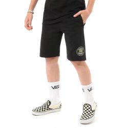 Vans-Boy Pile Og Checker Shorts - Black - Bermuda Bambino Neri-VN0A4MQ6BLK1
