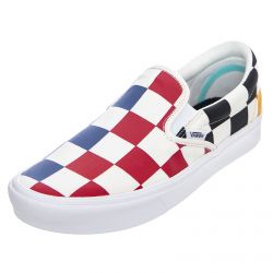 Vans-Half Big Checker ComfyCush Slip-On Sneakers - Multi - Scarpe Profilo Basso Uomo Multicolore-VN0A3WMDW921