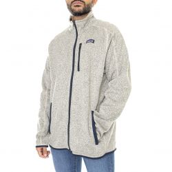 Patagonia-M's Better Sweater Jacket Oar Tan - Giacca Invernale Uomo Grigia-25528-ORTN