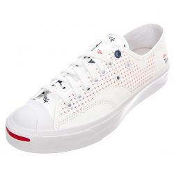 Converse-Mens Jack Purcell Rally Ox Sportility White / Red Shoes-170063C