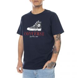 Converse-Mens Chuck Archive 70 Poster T-Shirt - Obsidian - Maglietta Maniche Corte Uomo Blu-10022665-A01