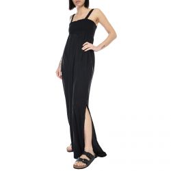 Hurley-Womens Lei Maxi Dress - Black - Abito Donna Nero-CQ2525-010