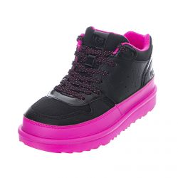 Ugg-Kids Highland Black / Pink Shoes -UGKHIGHSBKPK1112274K