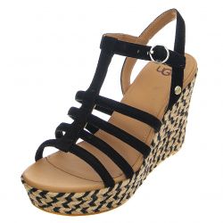 Ugg-Womens Cressid Black Sandals-1119991
