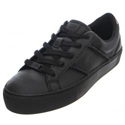 Ugg-Womens Dinale Black Lace-Up Low-Profile Shoes-UGSDINBLLE1119589W