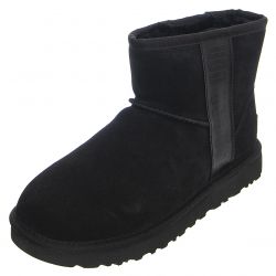Ugg-Womens Mini Classic II Black Ankle Boots-UGSCLMSLBLK1122558W
