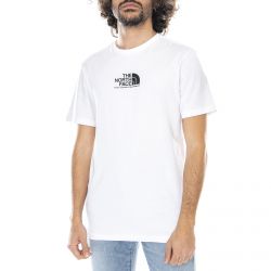 The North Face-Mens Fine Alp Tnf White / Tnf Black T-Shirt -NF0A4SZULA91