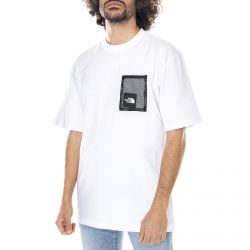 The North Face-Mens Black Box Cut Tnf White T-Shirt -NF0A557KFN41