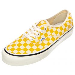 Vans-UA Mens Authentic 44 DX Shoes - Anaheim Factory Yellow / White Checkerboard - Scarpe Stringate Profilo Basso Uomo Multicolore-VN0A54F241P1