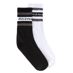 Dickies-Genola Black Socks Two-Pack-DK0A4XDKBLK1