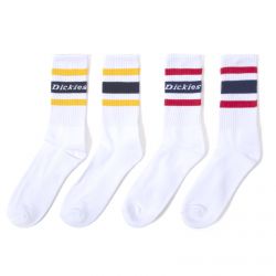 Dickies-Genola White Socks Two-Pack-DK0A4XDKWHX1