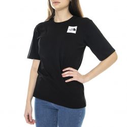 The North Face-Womens Relaxed Sd Tnf Black Crew-Neck T-Shirt-NF0A4SYAJK31